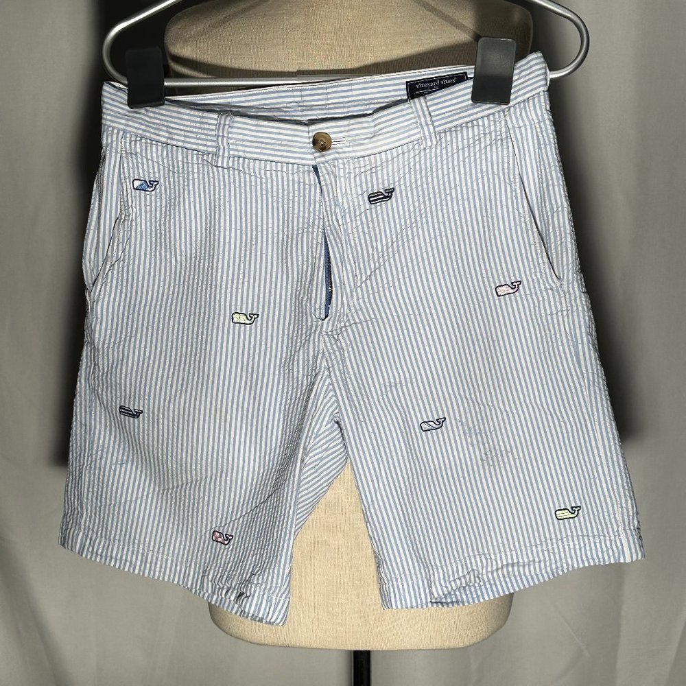 Mens Seer Sucker Vineyard Vines Kentucky Derby Shorts Size 32